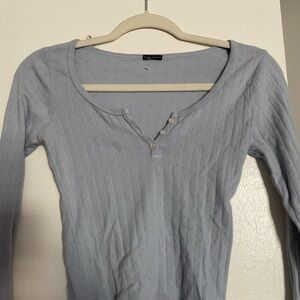 Brandy Melville blue crop top